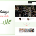Marriage - Responsive Wedding Wordpress Theme