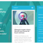 Vibrant: A Super Sharp WordPress Mobile Theme