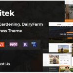 Agritek - Agriculture, Dairyfarm and Gardening WordPress Theme