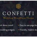 Confetti - Responsive Wedding WordPress Theme