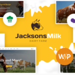 Dairy Farm & Eco Milk Products WordPress Theme