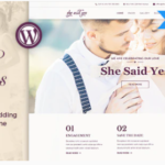 SheSaidYes - Engagement & Wedding WordPress Theme