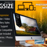 KingSize Fullscreen Photography Theme