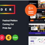 Prider | LGBT & Gay Rights Festival WordPress Theme + Bar