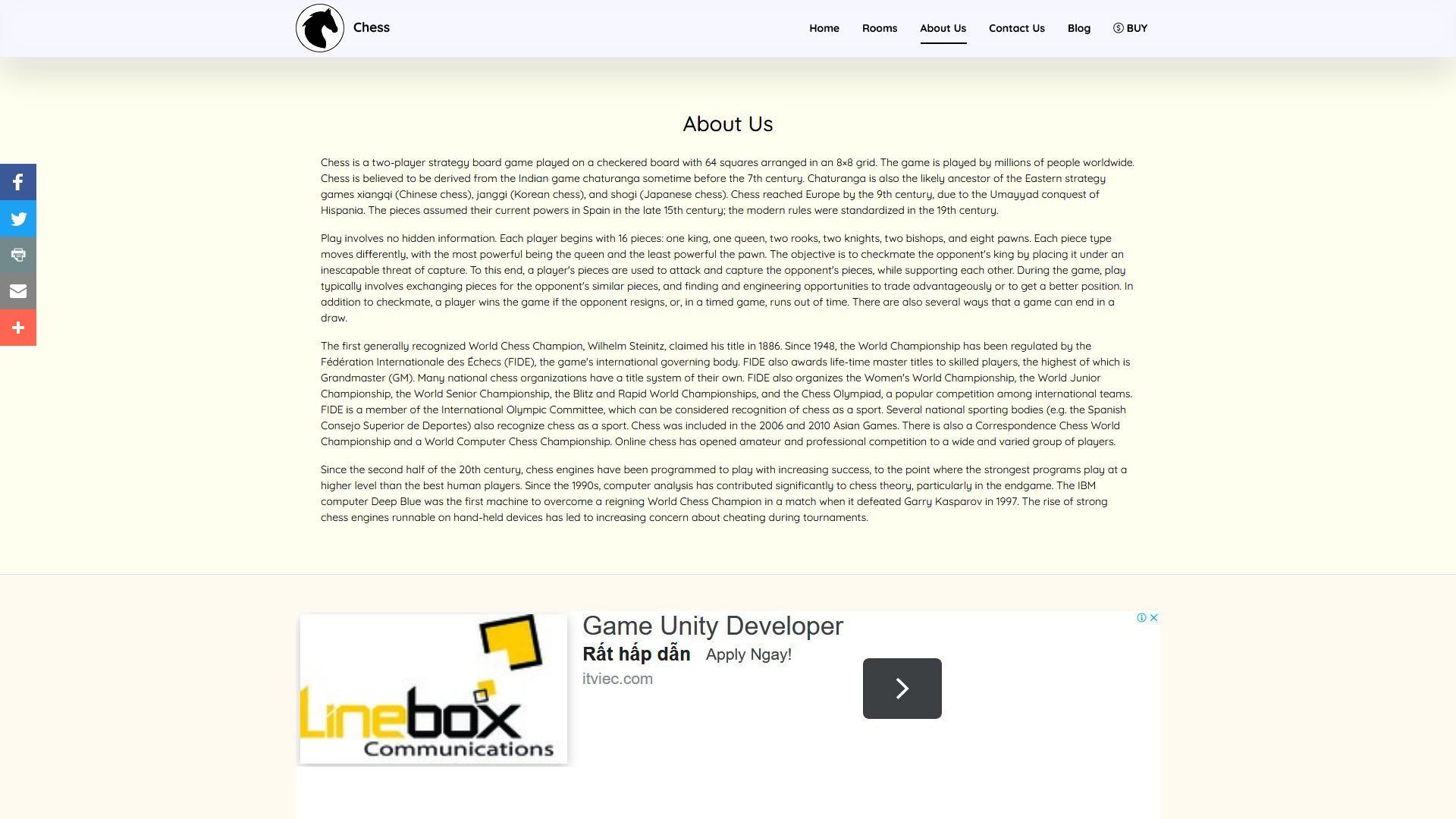 Chess Game With AI PHP Script