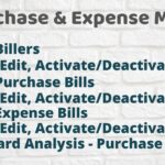 Purchase and Expense Manager via Admin Panel