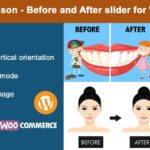 WooComme Image Comparison Before And After slider