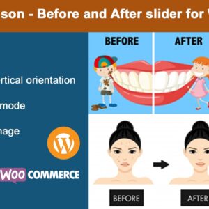 WooComme Image Comparison Before And After slider