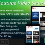 Youtube Video Search - Youtube API V3 PHP Script