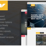 Solar - Renewable Energy and Eco Friendly Technologies Single and Multipage WordPress theme