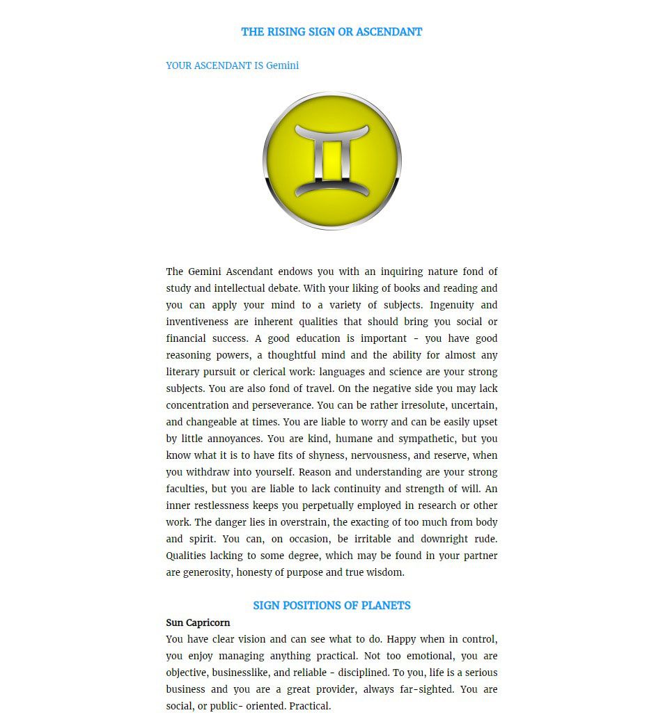 Tetrabyblos - WordPress Plugin For Astrology