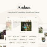 Andaaz - Lifestyle and Travel Blog WordPress Theme