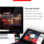 Entourage - Movie/Film/Cinema/TV WordPress Theme